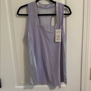 Crowned Athletics Lavender Flow TankTop